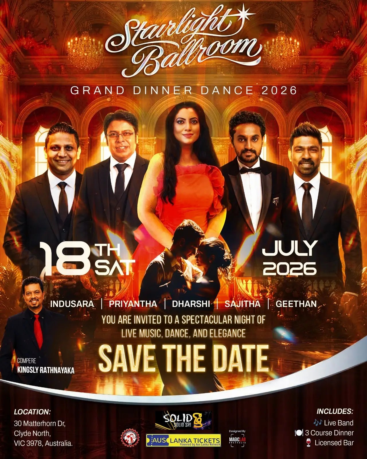 STARLIGHT BALLROOM - Grand Dinner Dance 2026