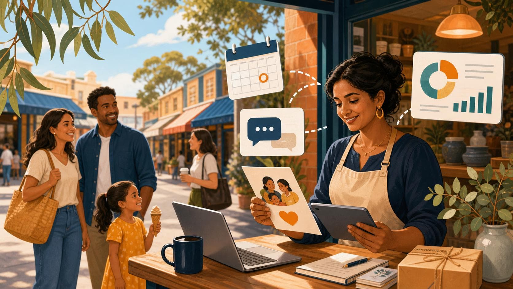 Sri Lankan-Australian business owner planning an honest local offer, community update and simple results review.